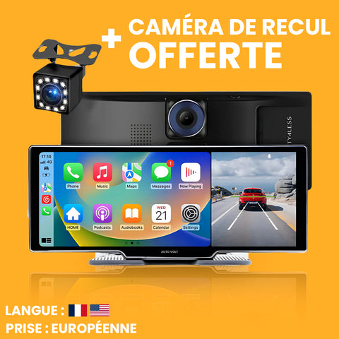 Radio Android CarPlay, caméra de recul, Bluetooth 4.0 : Auto Volt